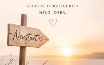 Auf ein wunderschönes neues Kapitel – gemeinsam mit euch!
